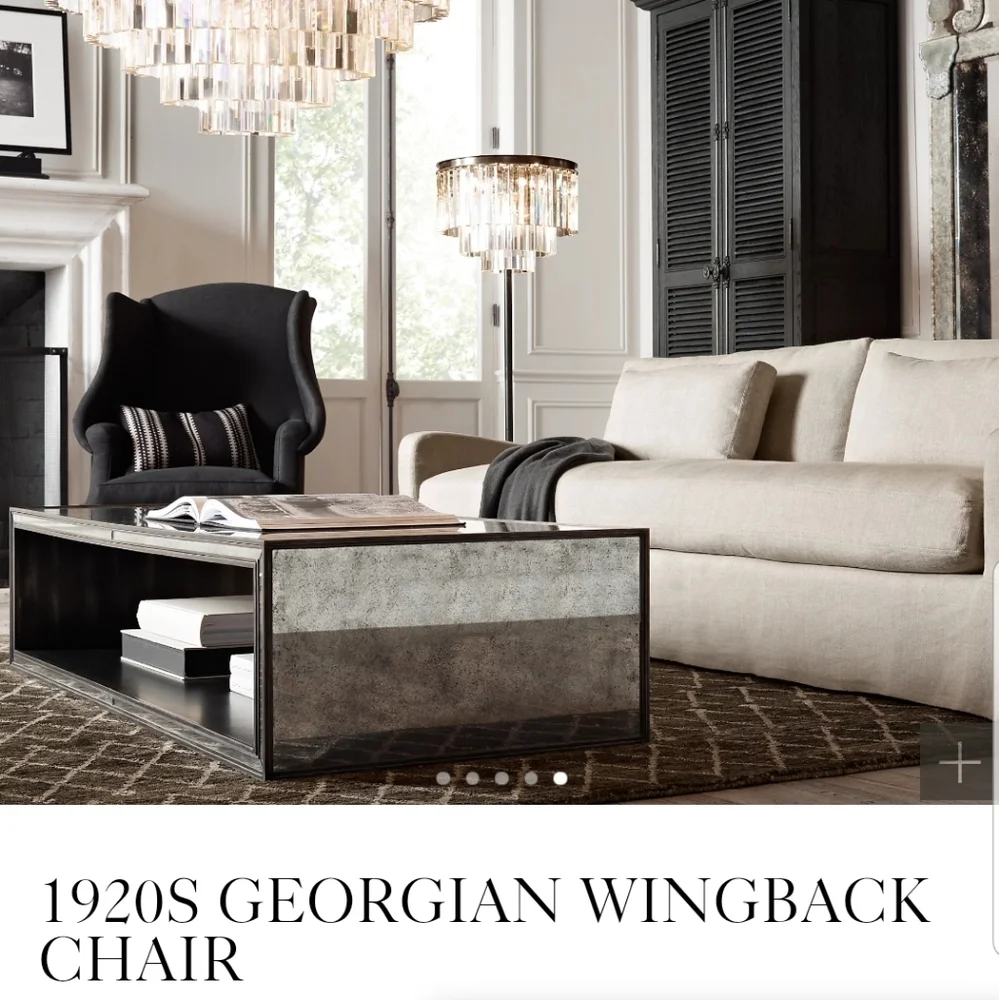 1920S GEORGIAN WINGBACK CHAIR
